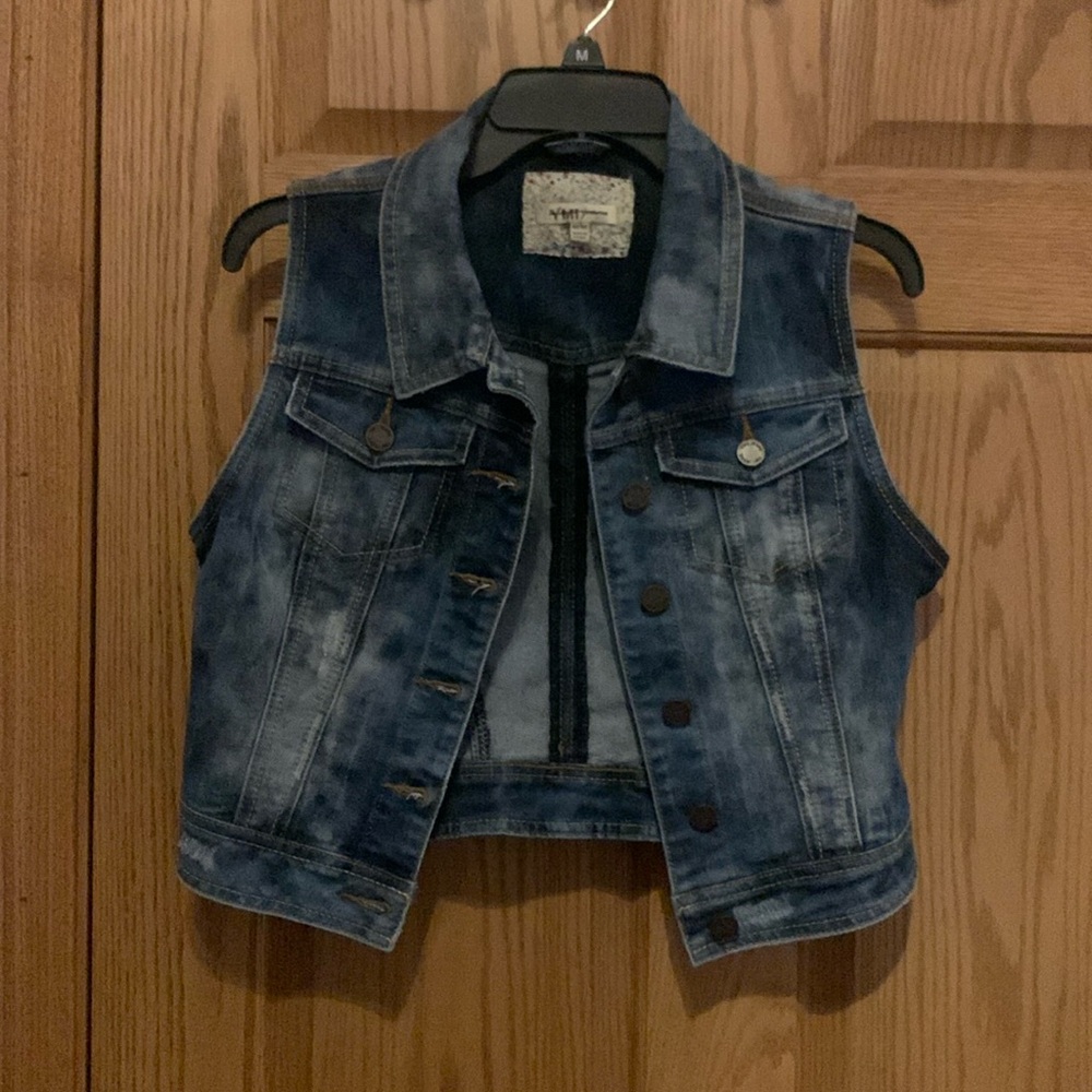 YMI jeans denim vest